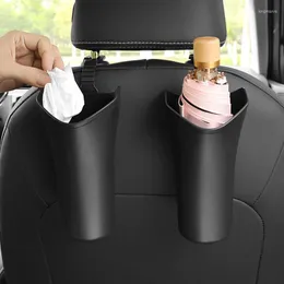 Interiörstillbehör Auto Car Paraply Holder Bucket Storage Box Space Saving Kettle Rack Backseat Garbage Can