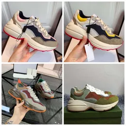 10ARHYTON 베이지 색 남자 신발 최고의 트레이너 620185 99WF0 4371 빈티지 럭셔리 Chaussures 여성 디자이너 스니커즈 크기 35-45