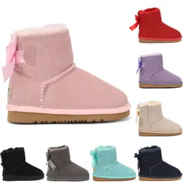 2023 Kids Boots Tasman tofflor Australien Ultra Mini Platform Boot For Girls Tazz Slip-On Snow Boots Kid Wool Australie Comfort Winter Designer Shoes Women Boots