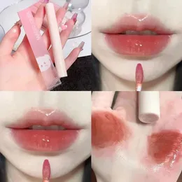 Lip Gloss 6 Colors Mirror Jelly Moisturizing Water Glossy Liquid Lipstick Waterproof Lasting Red Tint Lips Makeup Cosmetics
