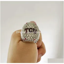 Cluster Rings Fashion Leather Bag Tcu Championship Ring Borse Accessori Drop Delivery all'ingrosso 202 Dhkfz