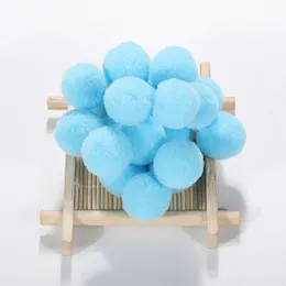 Pom Pom Balls Poms Arts and Crafts for Creative Decorations, Lake Blue Pompoms for Crafts Kids DIY Projects