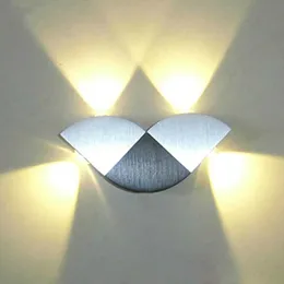 Lâmpada de parede moderna de alta potência 4W Butterfly LED SCENCE LIGUE