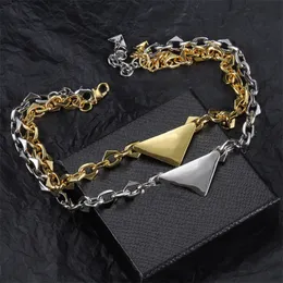 Designer P Jewelry Luxury Necklace Men Women Chains Necklaces With Triangle Colar Fashion Collier Designers Ornaments Wedding Accessories