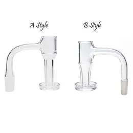 Fumo A B Estilo Solda Completa Borda Chanfrada Terp Slurper Quartz Banger Unhas Com 10mm 14mm 18mm Articulações Masculinas Femininas Suitfor Bongos de Água de Vidro