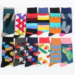 Men's Socks Men's Cotton Set Warm Sock Print Animal Funny Women's Gifts Winter Christmas From The Factory Drop Contact Us