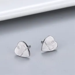 Women Heart Letter Stud Earring Cute Letters Earrings with Stamp Gift for Love Girlfriend Fashion Jewelry Accessories High Quality284d