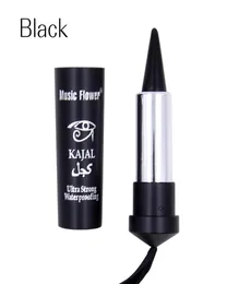 Musikblomma 3Color Kajal Eyeliner Stick Smooth Gliding Structure gör definierande ögon enkelt långkläder vattenresistent färg 4588835