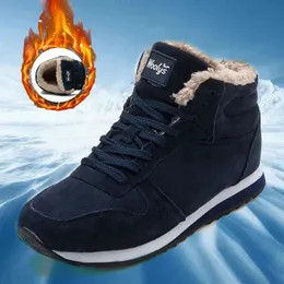 Stiefel Schnee Männer Armee Herren Freizeitschuhe Plüsch Winter Turnschuhe Wandern Knöchel Wasserdichte Arbeitsschuhe 231128