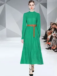Sıradan Elbiseler Kek Elbiseler Kadınlar 2023 Zarif Şık Katı Maksi Uzun Mi Elbise Kadınlar için Kemer Boho Tarzı Kadınların Yeni Giysileri