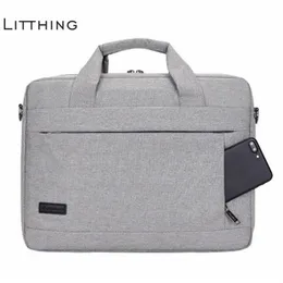 Litthing stor kapacitet bärbar dator handväska för män kvinnor reser portfölj bussighet anteckningsbok väska för 14 15 tum macbook pro pc j190721283b