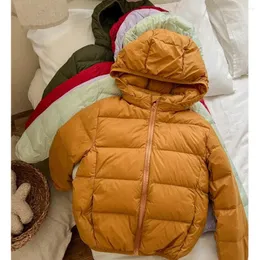 Down Coat 90 White Duck Children's Jacket 2023 Winter Kids Padding Baby Girl And Boy Korean Outer