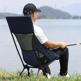 Camp Furniture Travel Ultralight Folding Chair Detachable Portable Moon Outdoor Camping Fishing Beach Hiking Picnic Seat