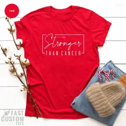 Kvinnors T -skjortor Cancer Survivor Tshirt Breast Shirt Awareness Tee Y2K Eesthetic Graphic Tops for Women