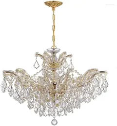 Chandeliers Maria Theresa 6 Light Chandelier Crystal Type: Hand Polished Finish: Gold