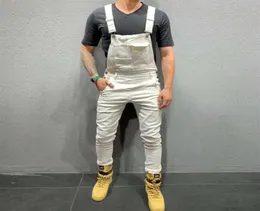 Men039s Jeans Mode Männer Trägerhose Denim Hosenträger Overalls Gerade Dünne Overalls Hosen220U5125124