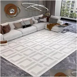 Carpets 2023 Fashion Living Room Carpet Classic Double F Rugs Decor Sofa Tea Table Cloakroom Bedside Bed Tail Bedroom Furniture Drop Dhvm0
