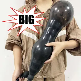 Brinquedo sexual massageador inflável 14cm contas anais para mulheres vaginais homens butt plug expansor 18-52cm grandes vibradores brinquedos femininos adultos