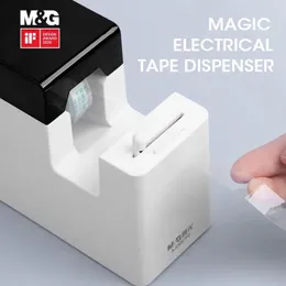 Dispenser M G "إذا جائزة التصميم" Smart Electrical Auto Tape Dispenser Automatic Washi Tape Cutter Stationery for Office Gift Supplies 231129