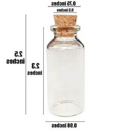 20 ml Cork Jar Glass Butelki