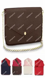 Chain Wallets 3 in 1 Multi Felicie Pochette Women Chain Bags Purse Leather Shoulder Crossbody Purses2658231