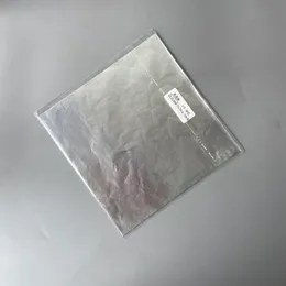 100Pcs/ Lot 20x20cm sliver golden wrapper DIY Baking Foil Wrapper for Party Chocolates Sweet Candy Package Paper Square Tin Foil