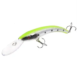 Neue 1 PCS 15 5 cm 16 3g Wobbler Angeln Locken Große Kurbel Köder Minnow Bass Trolling Künstliche Köder hecht Karpfen Köder Angeln T191016244N