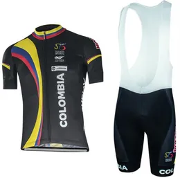 Kolombiya Bisiklet Jersey Dağ Bisiklet Giyim Giyim Kısa Setler MTB Ropa Ciclismo Bicicletas üniforma Maillot Culotte Açık Dış Mekan Suit2440