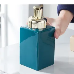 Dispenser di sapone liquido Accessori per il bagno Pompa vuota Bottiglia di shampoo Bottiglie di gel doccia portatili per la casa in ceramica Porta disinfettante per le mani