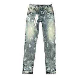 Lila jeans designer jean mens denim byxor mode byxor rak design retro street slitage casual sweatpants kvinnor robin ghu5