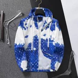 Tasarımcı Erkekler Ceket Sonbahar Kış Trençkotu Moda Kapşonlu Spor Rüzgar Dergisi Sıradan Fermuar Ceket Giysileri Asya Boyut M-3XL