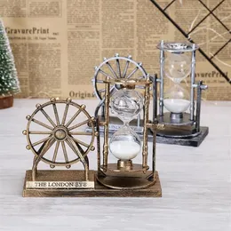 Retro Riesenrad Sand Sanduhr Ornamente Home Decor Europa Modelle Geschenke Einrichtungsgegenstände Dekorative Objekte Figuren2774