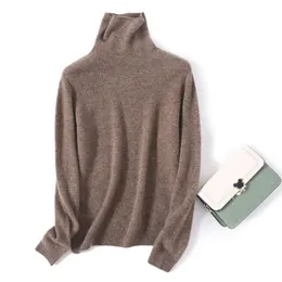 女性SセーターZocept Turtleneck Seater for Women Winter Soft 100 Merino Wool Knitt