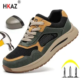 Safety Shoes Unisex Men Women Casual Style Work Boots Puncture-Proof Safety Shoes Steel Toe Security Protective Shoes Indestructible shoes 231128