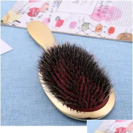 Hair Brushes Anti-Static Hair Brush Boar Bristle Mas Comb Air Cushion Hairdressing Styling Combs Sqcjmj Drop Delivery Dhpvd