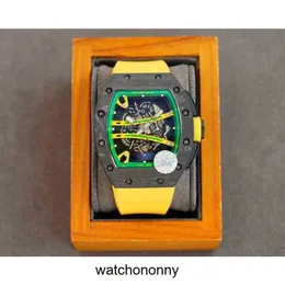 Designer Ri Mliles Luxury Watchs Watches For Mens Mechanical Watch Richa RM59-01 Hela Automatisk mekanisk rörelse Sapphire Mirror Rubber Watchband Swiss Brand