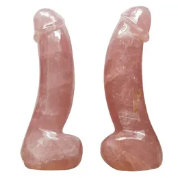 7-8 polegadas laufout artesanal natural rosa quartzo raspagem massagem beleza vara handhold guasha ferramenta para músculo tecido profundo trigge239u