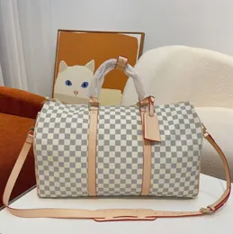 2022 luxury fashion men women high-quality travel duffle bags brand designer luggage handbags With lock large capacity sport bag size 55CM
