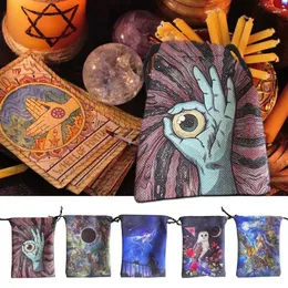 Christmas Decorations Tarot Card Bag Mystical Treasures And Divination Essentials Bundle Rune Dice Jewelry Pouch Storage Accessories