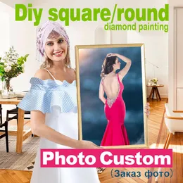 Craft dpf diy diamante pintura foto personalizada faça com que sua própria pintura em mosaico seja pintada de diamante quadrado/redondo bordado de diamante completo pintura