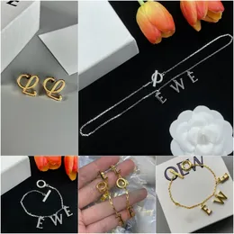 dupe bracelet ring necklace classic logo jewellery luxury design with gift box