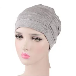 Hair Accessories New Womens Soft Comfy Chemo Cap And Sleep Turban Hat Liner For Cancer Hair Loss Cotton Headwear Head Wrap Accessories Dhz2N