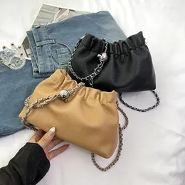 Evening Bags Women Luxury Designer Lady Handbag Purses Chain Shoulder Bag Satchel Woman Crossbody PU Leather Underarm Clutch Dinner
