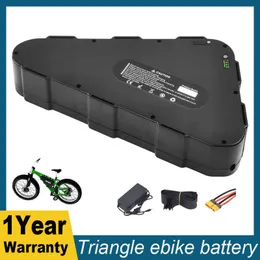 48 V EBIKE Trójkąt baterii 36 V 52 V 20AH Electric Rowercle Pack dla 250 W 350 W 500 W 750W 1000W 1500W 2000 W Silnik