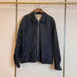 Giacche da uomo firmate di lusso Giacca da uomo a quadretti versione alta trench cappotto B famiglia classico plaid double face bavero tuta da volo carica NMZ8