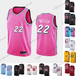 22 Jimmy Butler wydrukował 2023-24 Nowe koszulki do koszykówki Mężczyźni S-2xl