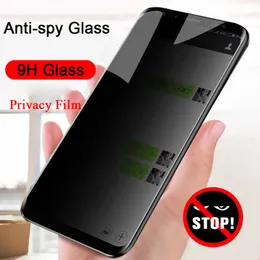 واقي الشاشة المضاد للبرس ل Samsung Galaxy S21 S22 S23 Privacy Glass for Samsung S23Plus مع وظيفة البصمة