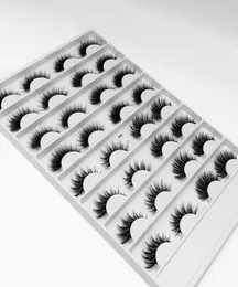 Newest 16 Pairs false eyelashes set thick natural long with retail box mink fake lashes soft vivid lash 12 models available DHL3510146