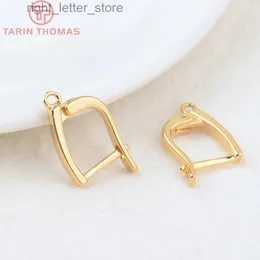 stud (2683) 6pcs 20x12mm Hole 1.5mm 24k Gold Color Brass with Pins Clasp Clasp عالية الجودة للمجوهرات صنع النتائج الملحقات yq231128