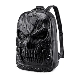 Plecak zwykły wodoodporny Halloween Personalize PU skórzany loptop Bookbag Teeneager Outdoor Bag Torba Trucion Proch302n